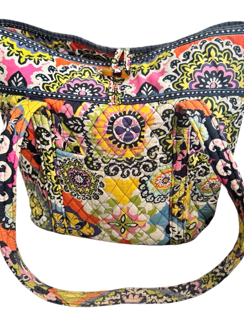 Vera Bradley Quilted Floral Shoulder Bag in Multi-Color